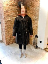 LEDERMANTEL mit KAPUZE für Damen Swinger