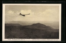 Ansichtskarte Segelflugzeug