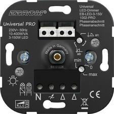 EBROM Unterputz Universal LED Dimmer 3-150W LED, 10-400W/VA, der AllesDimmer