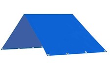 QUICK STAR Ersatzdach 125x204 cm Sonnendach Spielturm Blau PE Dach 