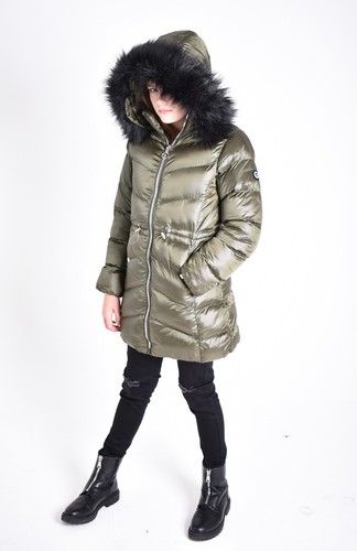 Neu mädchen glänzend - glänzend, khaki