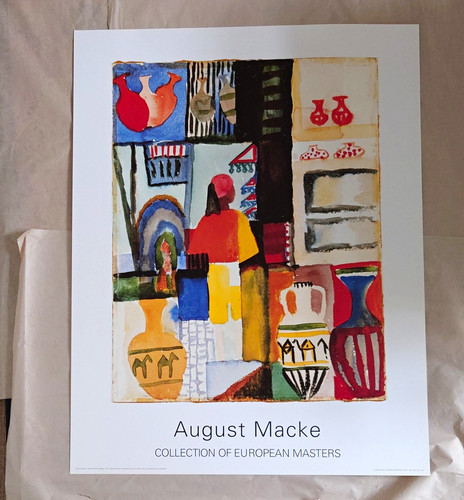 August macke händler mit - august,