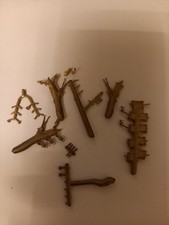 Loklaternen, Dampfpfeife, Griffstangenhalter und Griffstangen Messing Spur N (3)