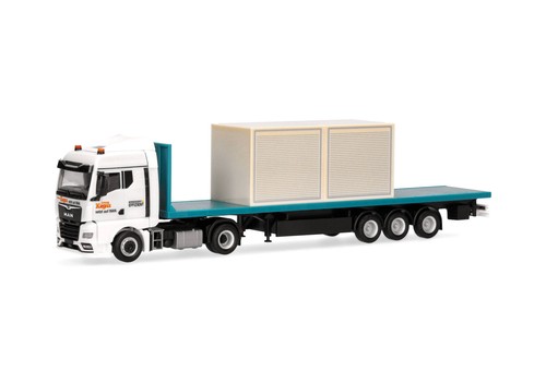 Man tgx flachbett mit 10ft - man,