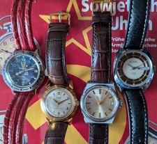 18 russische Armbanduhren -