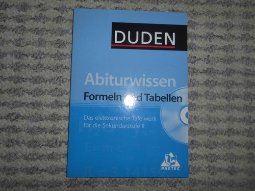Duden formeln tabellen das - formeln,