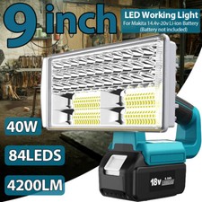 40W 4200LM Schnurloses LED Arbeitslicht für Makita 18V LXT Akku Handscheinwerfer