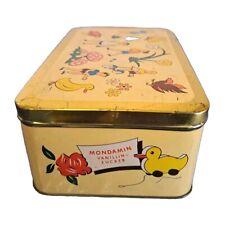 Blechdose "Mondamin GmbH, Hamburg - Vanillin-Zucker", leer, alt, Sammler