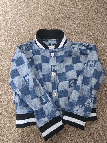 Msgm kinder karierte denim - msgm,