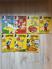 7 Micky Maus Hefte aus 1978-1980, Comic Sammlung Konvolut , Retro, Disney