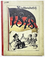 Kladderadatsch Karikatur Zeitschrift Revolution / Im tollen Jahr 1.Jg 1848 /1898