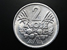 Polen  2 Zloty  1974