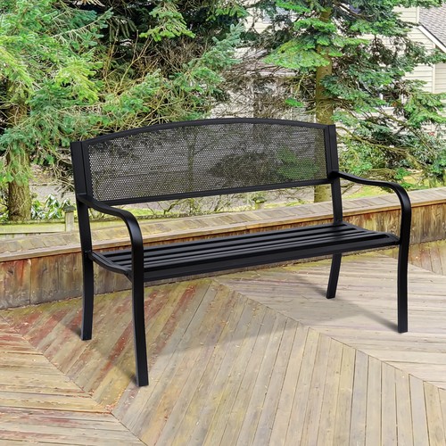Outsunny gartenbank sitzbank - gartenbank,