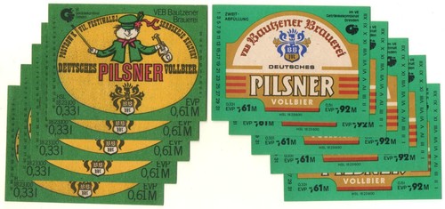 Ddr 5 bieretiketten - 2,