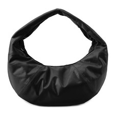 LES VISIONNAIRES Greta Schultertasche 41cm #LVN-GRETAICONCRINKLE (black)