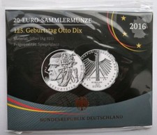 20 EUR Silbermünze  2016 Otto