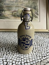 Antike schöne Alte Steingut Bierflasche Franz Joseph  O,5 Liter Gut Erhalten