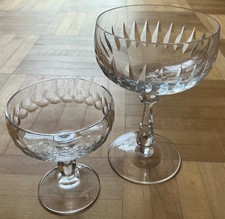 Sektschalen Champagnerschale 2 Stück Sektgläser  Vintage