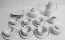 KPM Krister Service Teeservice Kaffeeservice Porzellan 6 Personen 22 Teile weiß