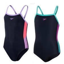 Speedo Badeanzug für Mädchen / Kinder dünne Träger Muscleback Endurance 10