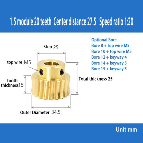 Modul bis 40 - 40, zähne