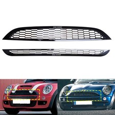 Schwarz glänzend Frontgrill