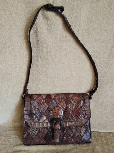 Kroko vintage handtasche er - vintage, 60