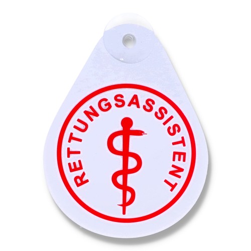 Autoplakette rettungsassistent - autoplakette,