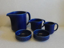 Langenthal Ocean Blue Konvolut 2 Milchkännchen 2 Zuckerschalen 1 Milchkanne