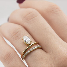 Diamant Ehering 1,30 Karat IGI