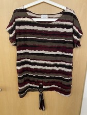 C&A Damen T-Shirt Größe L Gestreift