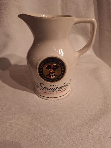 Whiskykrug old smuggler - old, weiß