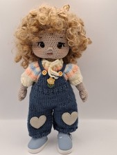 Häkelpuppe, Künstlerpuppe, Amigurumi, Handarbeit ,Spielzeug,Puppen,Anziehpuppe