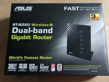 ASUS RT-N56U Gigabit Router Dual-Band Wireless-N + D-Link DSL 321B ADSL2 Modem