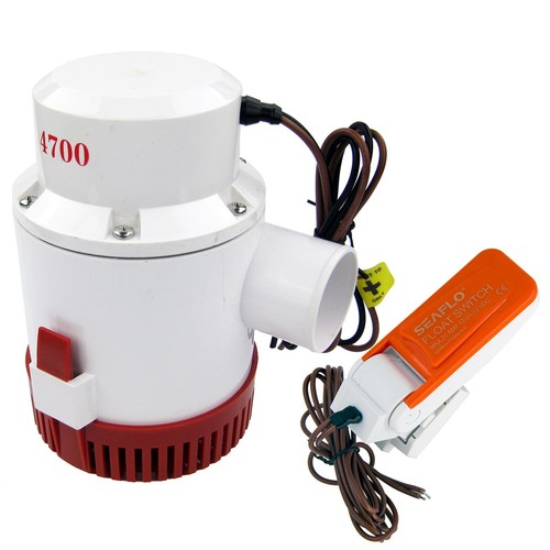 12v 4700gph bilgenpumpe - 4700gph,
