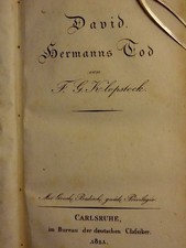Klopstocks Werke Band X. (10): David. Hermanns Tod Klopstock, Friedrich Gottlieb
