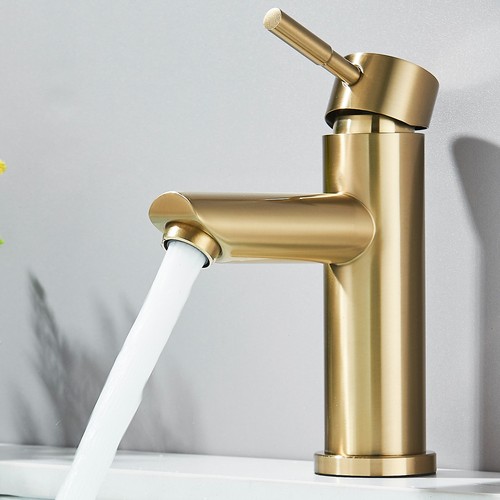 Gold waschtischarmatur - gold,