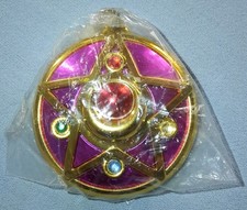 1x Sailor Moon Capsule Goods Mirror Crystal Star Brooch Brosche Spiegel Anhänger