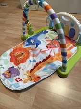 Fisher-Price Deluxe Kick & Play Piano Gym Baby Play Mat with Music and Lights