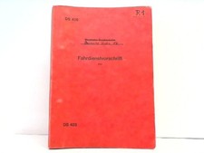 DS 408 - Deutsche Bundesbahn - Fahrdienstvorschrift (FV) Gültig vom 3. Juni 1984