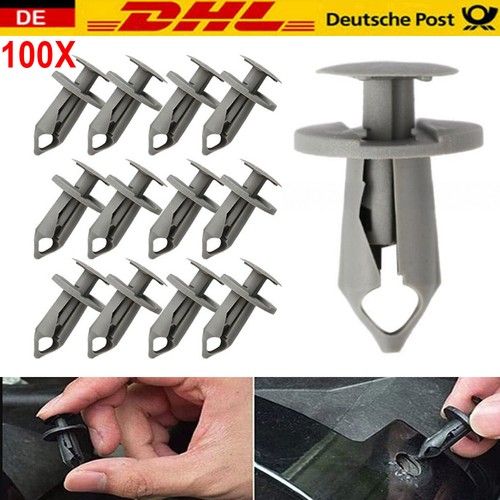 100x 8mm lang - 8mm, grau