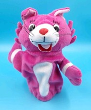Vintage handpuppe maus pink - maus,