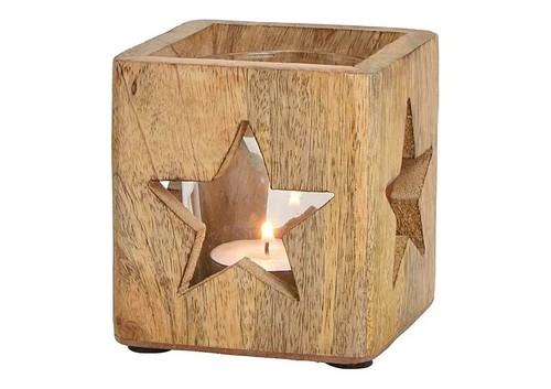 Windlicht mit stern - windlicht,