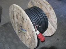 STARKSTROMKABEL 150 METER AUF KABELTROMMEL KUPFER 5 ADRIG 10 MM2 STÄRKE 63 A