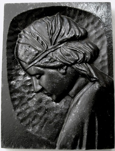 Relief wandbild gusseisen - relief,