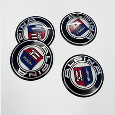 4x 65mm Für BMW ALPINA Logo