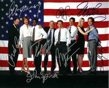 WEST WING CAST TV SHOW SIGNED