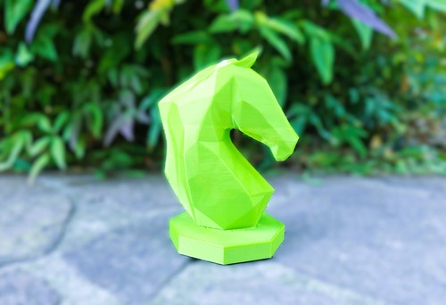 Pferdekopf polygonal figur - pferdekopf,