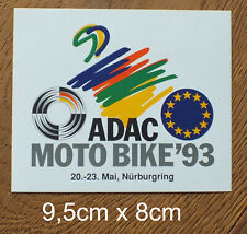 Aufkleber Sticker ADAC Moto Bike Motocross Supercross Enduro Nürburgring 1993