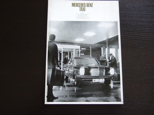 Mercedes prospekt taxi 200d - prospekt, ·